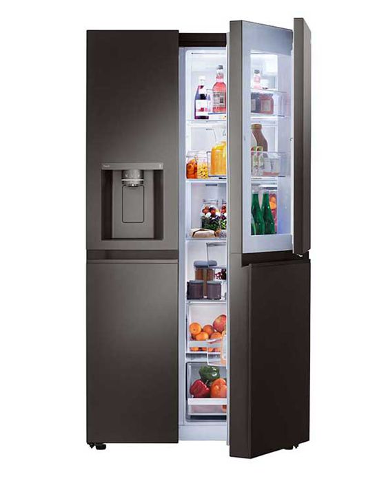 27 cu. ft. Side-by-Side Refrigerator with Smooth Touch Ice Dispenser